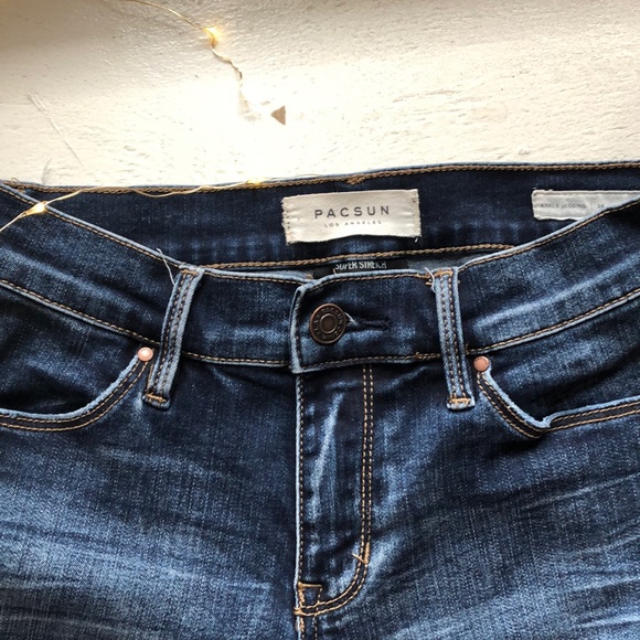 PACSUN ANKLE RIPPED ANKEL JEGGINGS - Picture 2 of 4